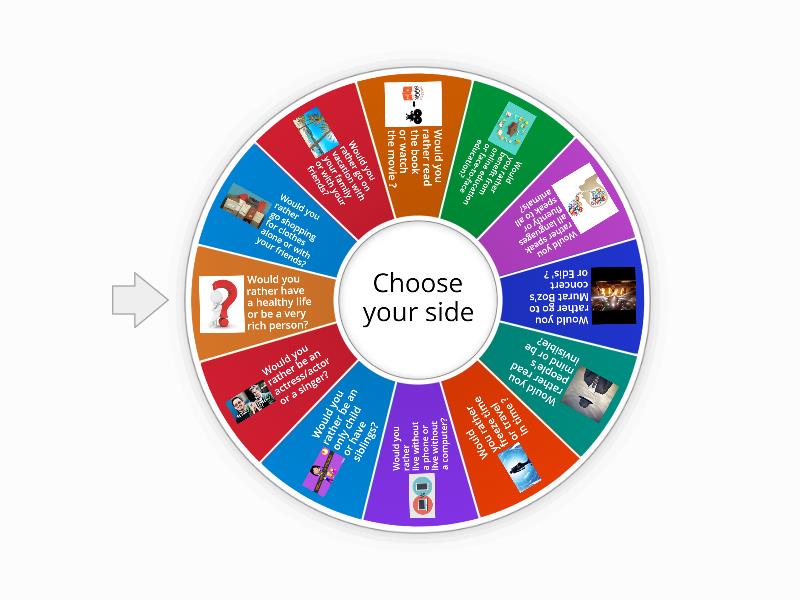 Would you Rather - Spin the wheel