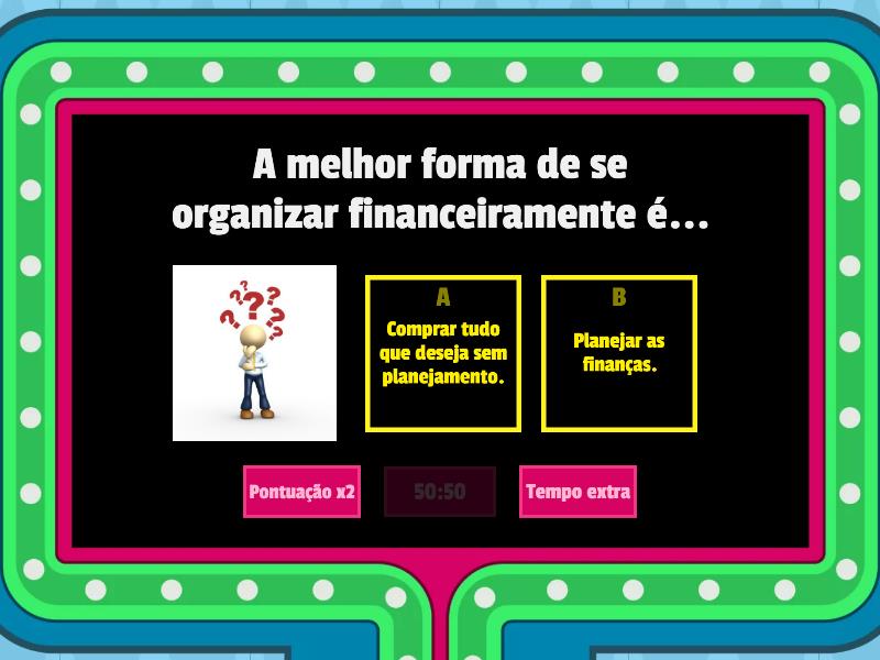 Atividade Sobre Educação Financeira - Gameshow Quiz