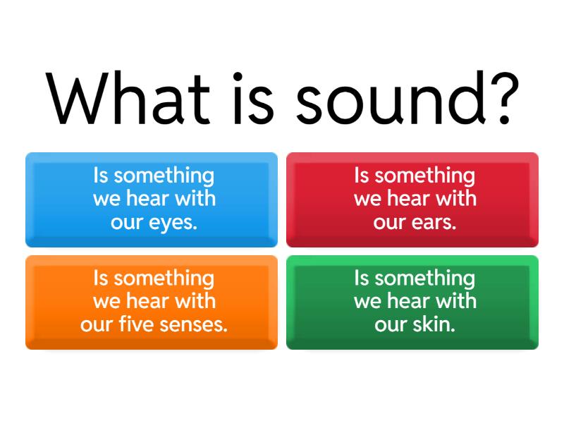 Sound - Quiz