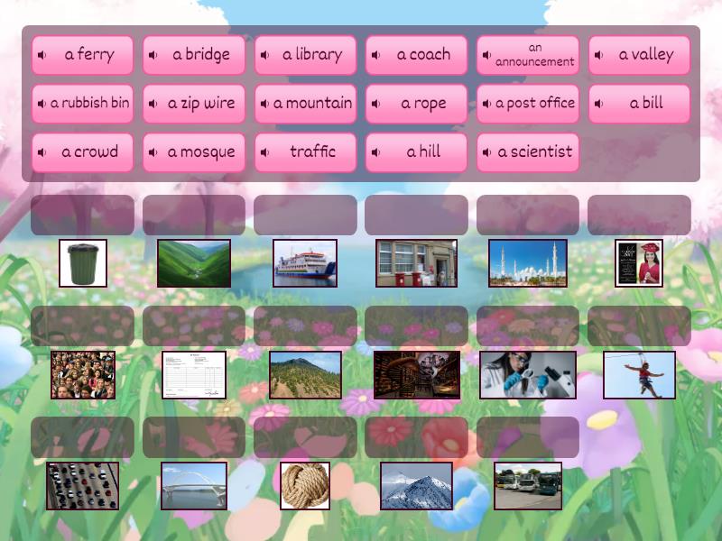 Solution Elementary (nouns) 1-2 - Match up