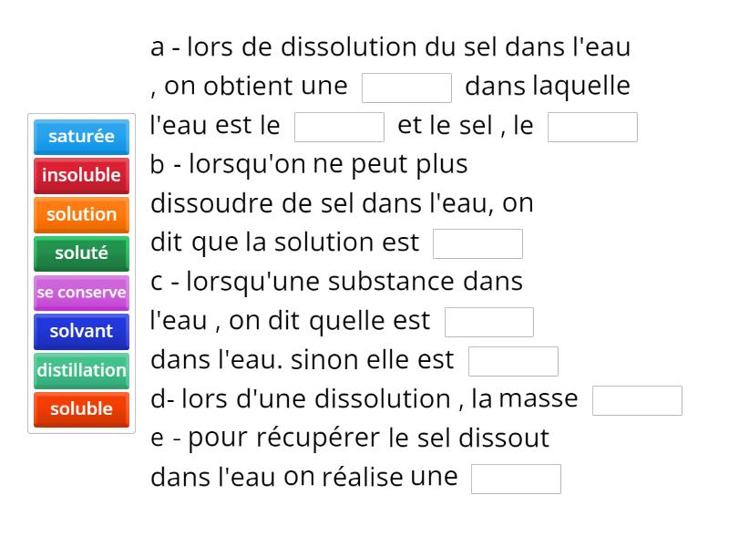 la dissolution (2) IBN ROCHD - Missing word