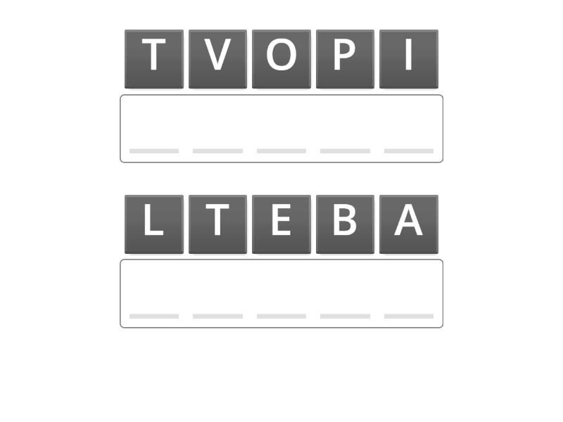 Spreadsheets anagram