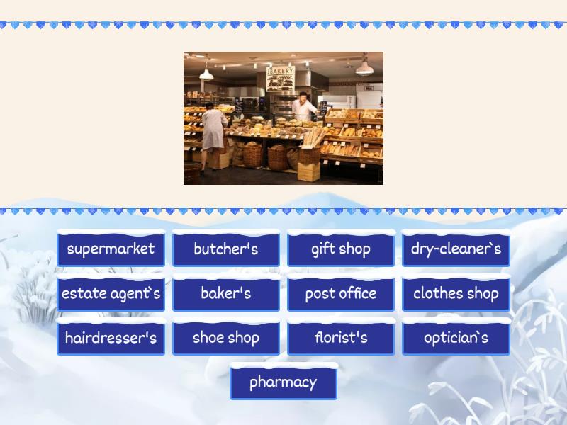 Shops and Services - Find the match