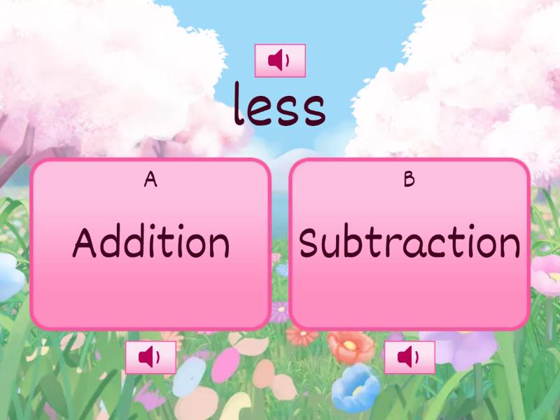 ADDITION AND SUBTRACTION - Quiz