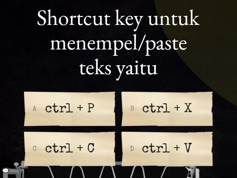 Shortcut Keyboard Quiz