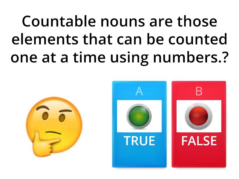 Countable And Uncountable - Cuestionario