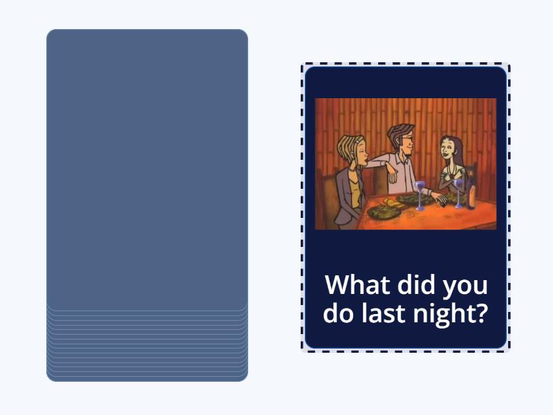 Past Simple| Simple Talk 1.0 - Speaking cards