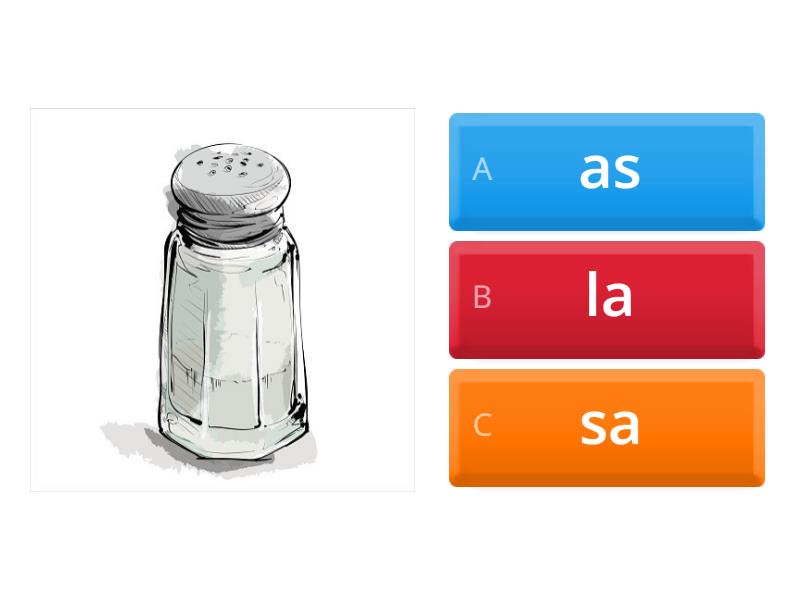 Sonido inicial l y s. - Quiz
