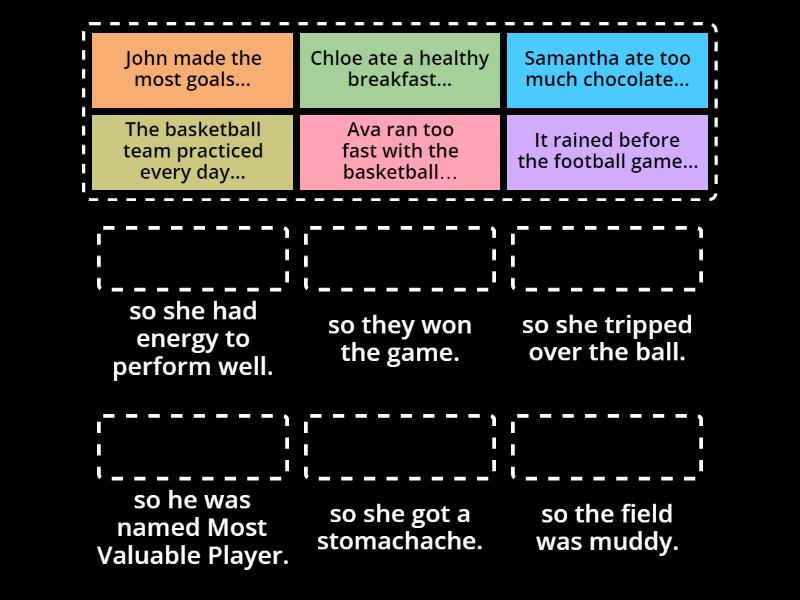 Cause And Effect Match Up