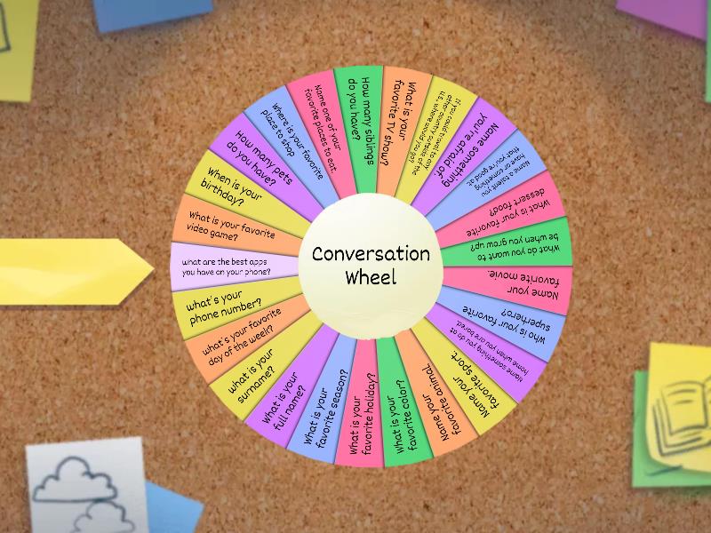 Conversation Wheel - Rueda aleatoria