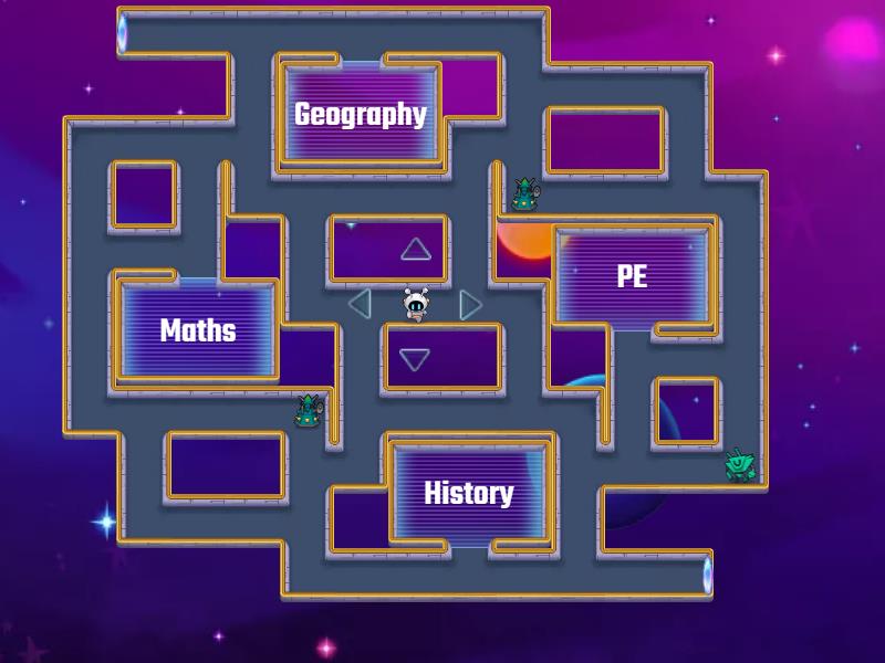 school subjects Spotlight 3 Module 1 Unit 2a - Maze chase