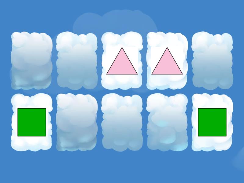Encuentra las figuras geométricas - Matching pairs