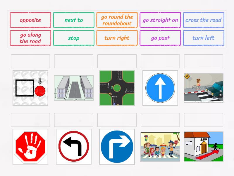Giving directions - Match up