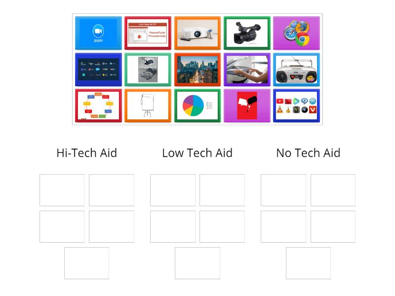 Presentation Aids - Group sort