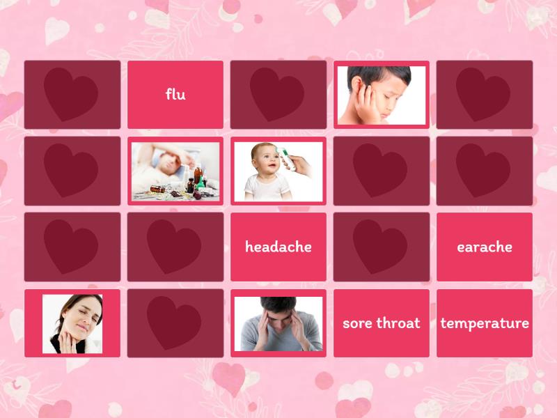 Health problems - Matching pairs