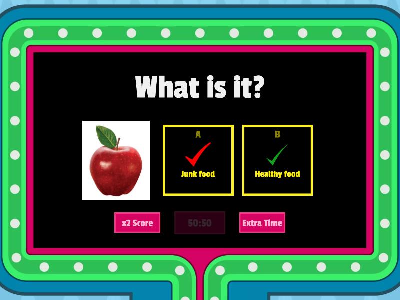 Is It Junk Food Or Healthy Food? - Gameshow Quiz