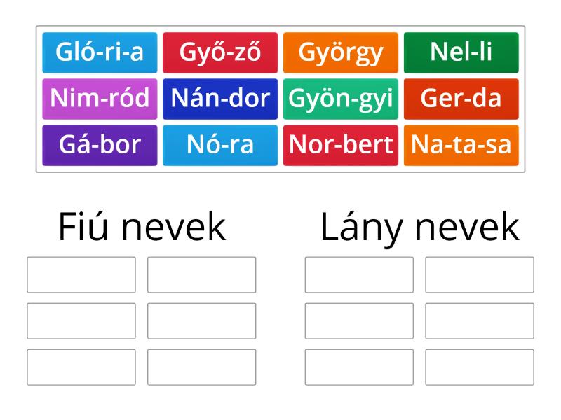 Nevek - Group sort