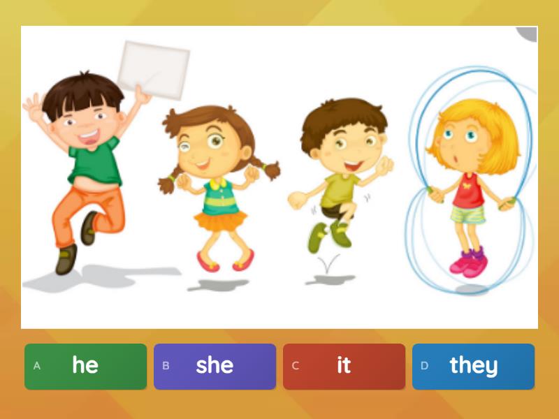 He, she, we, they, it - Quiz