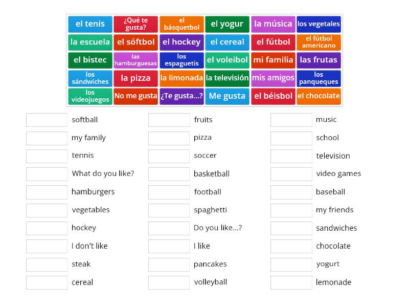 likes-dislikes-cognates-match-up