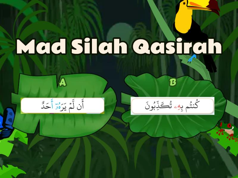 Bacaan Mad Silah Qasirah dan Mad Silah Tawilah - Quiz