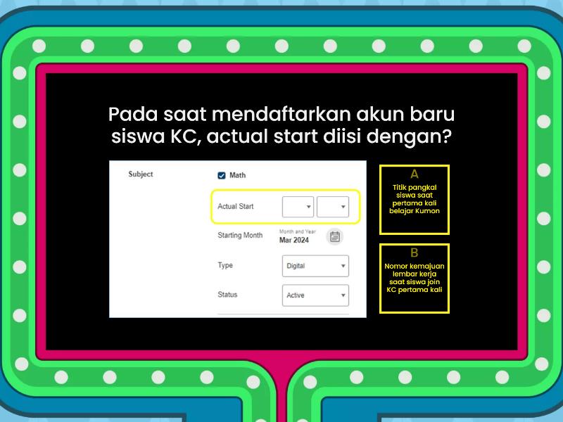 Review Training Fitur Class Navi dan KC App - Gameshow quiz