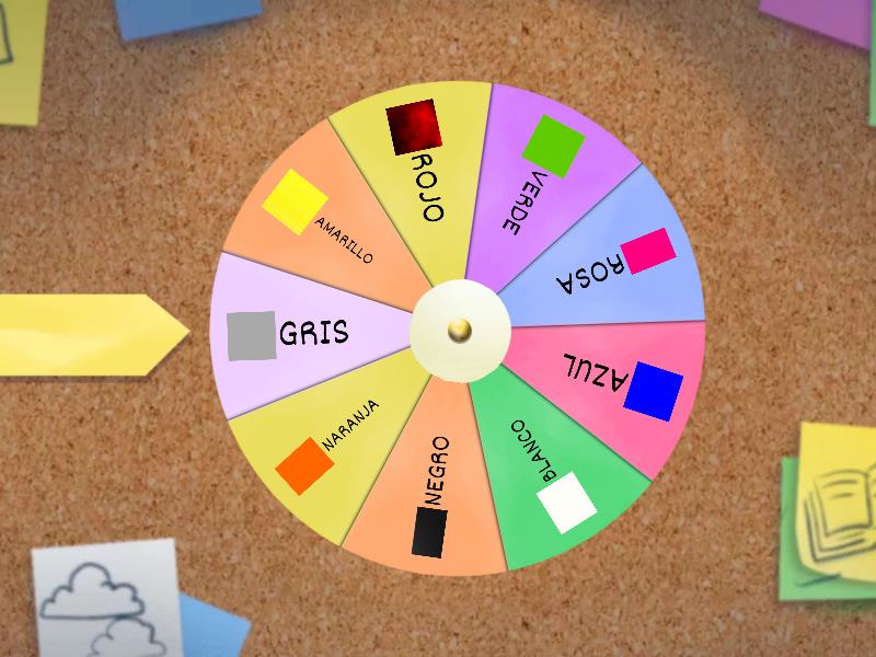 RULETA DE COLORES - Spin the wheel