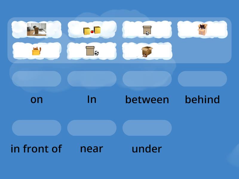 Prepositions of place - Match up