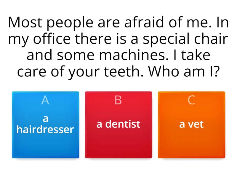 Guess the Job - Quiz