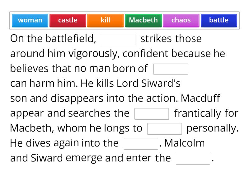 macbeth act 5 scene 7 important quotes