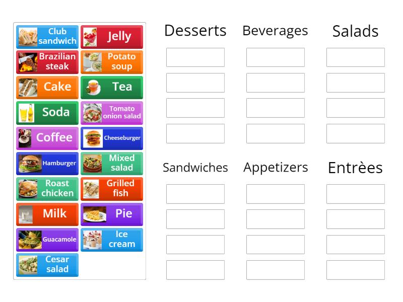 MENU - Group sort