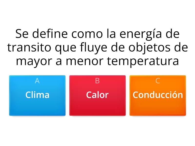 Quiz.Calor Y Temperatura: Formas De Propagación De Calor - Cuestionario