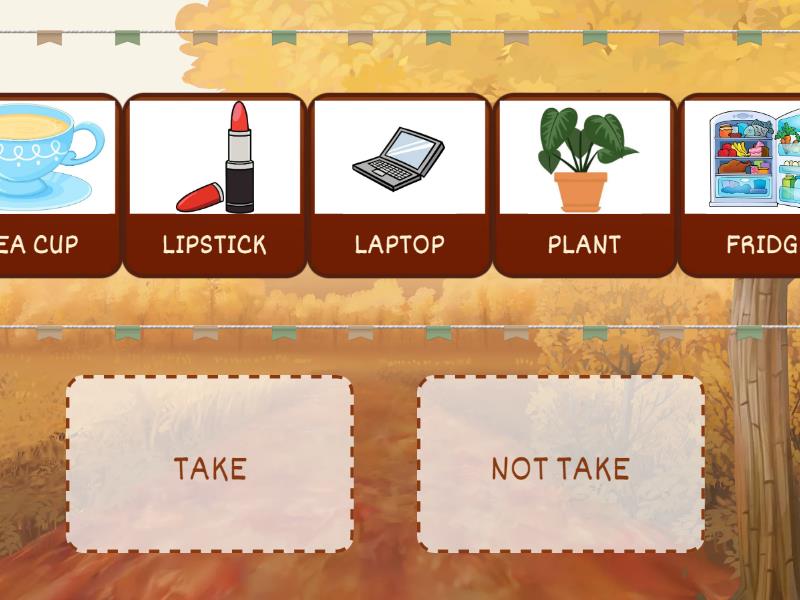 CAMPING - Speed sorting