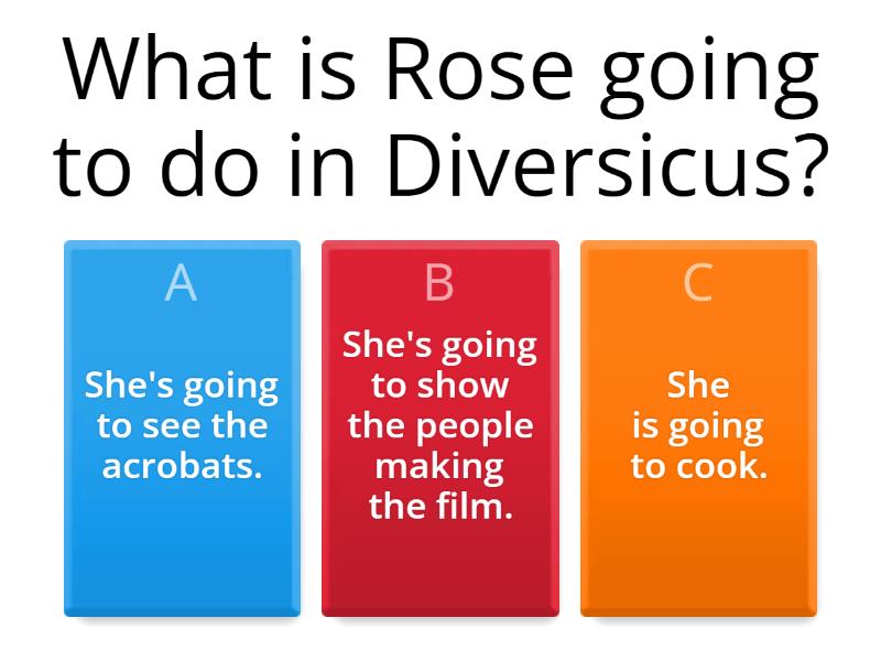 Meet Diversicus Story Unit Intro Quiz