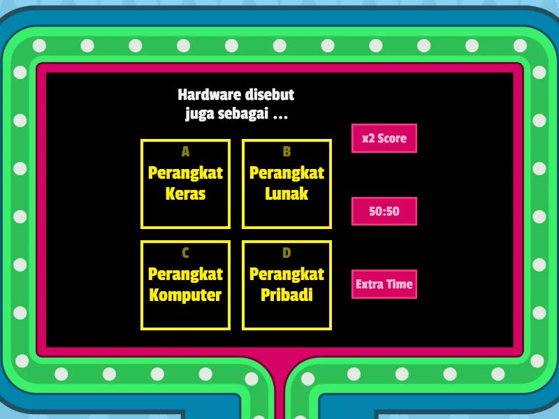 INFORMATIKA KELAS 8 BAB SISTEM KOMPUTER - Gameshow Quiz