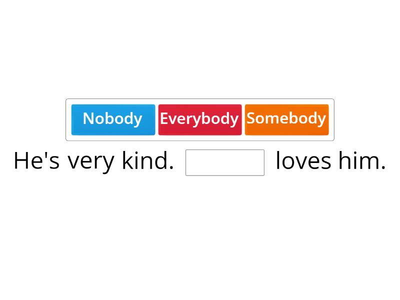 Something, somebody, anything, anyone, somewhere, anywhere. - Complete ...