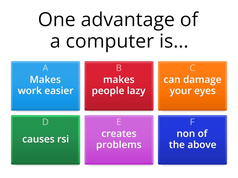 Computer Studies - Quiz