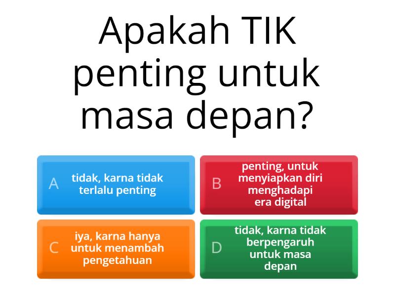 UJI PEMAHAMAN INFORMATIKA - Quiz