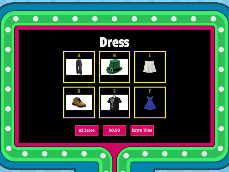 Clothes - Gameshow quiz