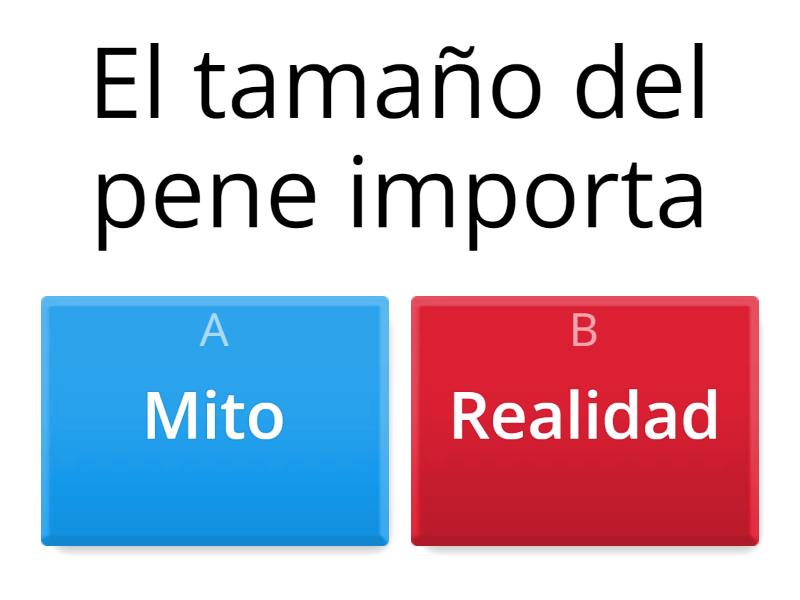 Mito O Realidad - Quiz