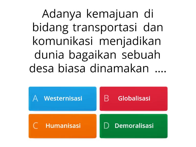 GLOBALISASI - Quiz