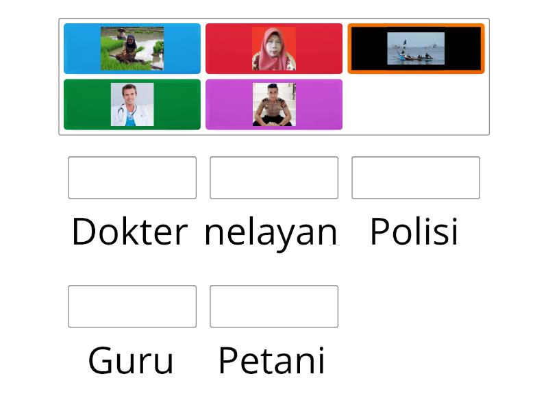 Pasangkan gambar sesuai dengan kata - Match up