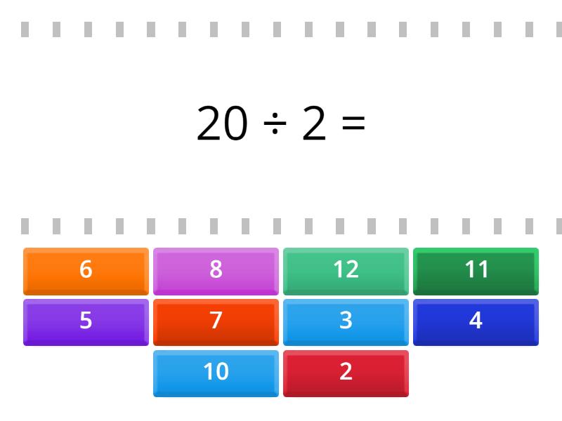Maths 2 - Find the match