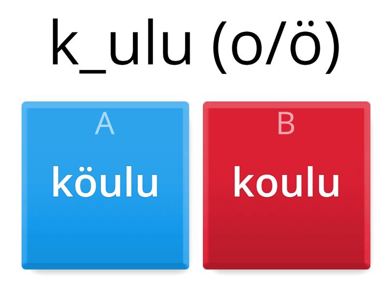 Vokaaliharmonia 3 - Quiz