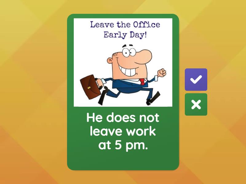 Verbs - go come walk - Flash cards