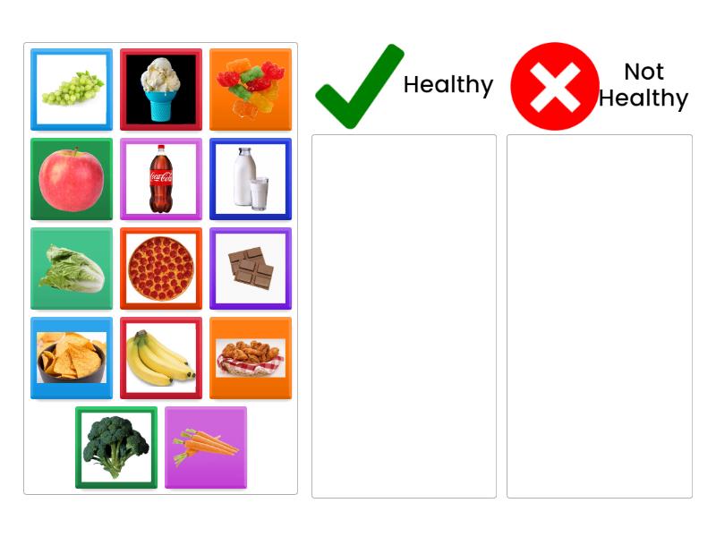 Healthy or Not Healthy? - Group sort