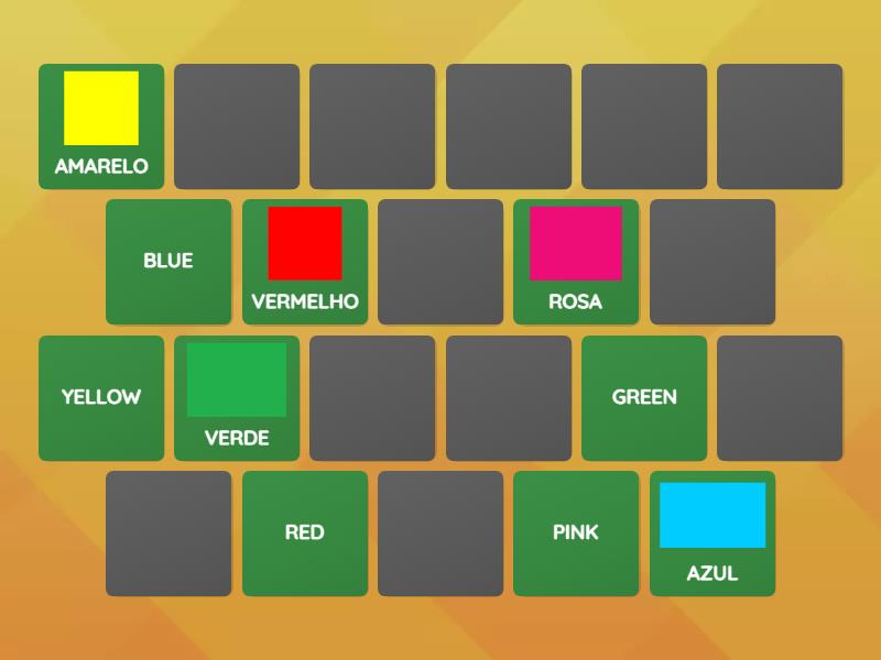 COLORS - Matching pairs