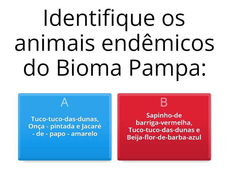 Bioma Pampa - Quiz