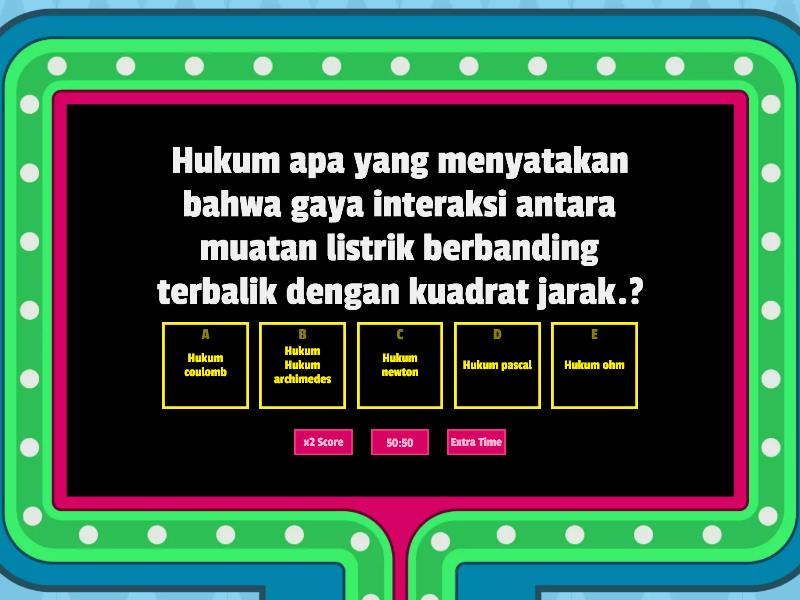 Listrik Statis - Gameshow Quiz