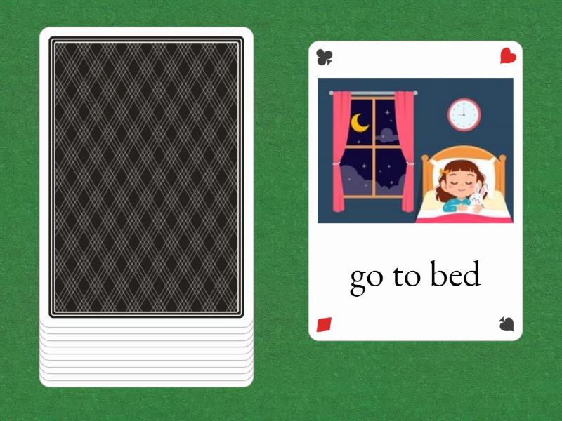 daily routine - Cartas al azar