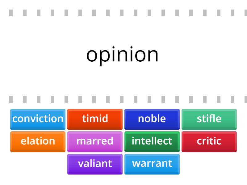 CommonLit Unit 5 Vocabulary - Find the match